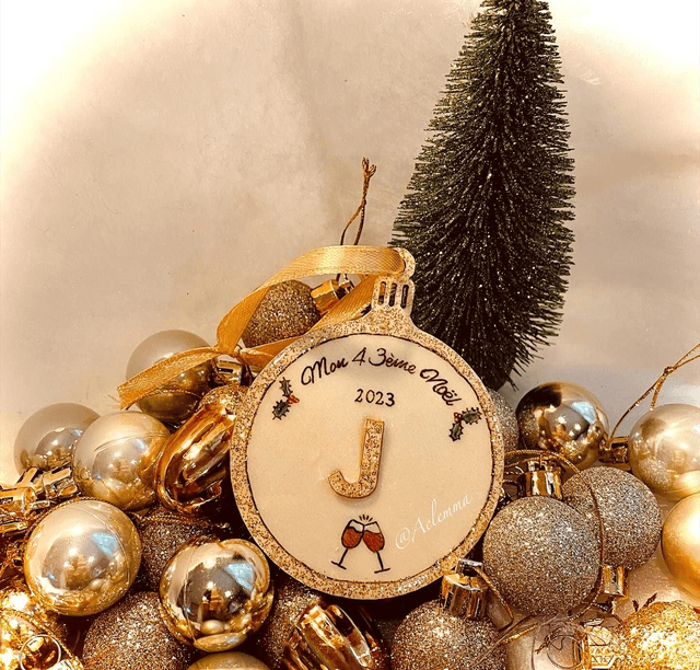 Boule de Noël "Joyeux Noël" 