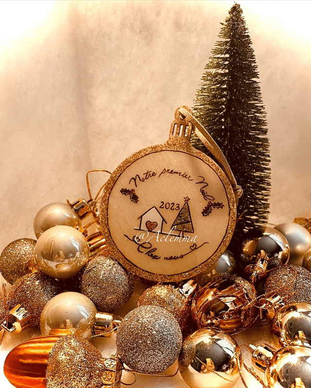 Boule de Noël "Joyeux Noël" 