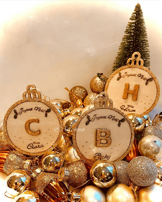 Boule de Noël "Joyeux Noël" 