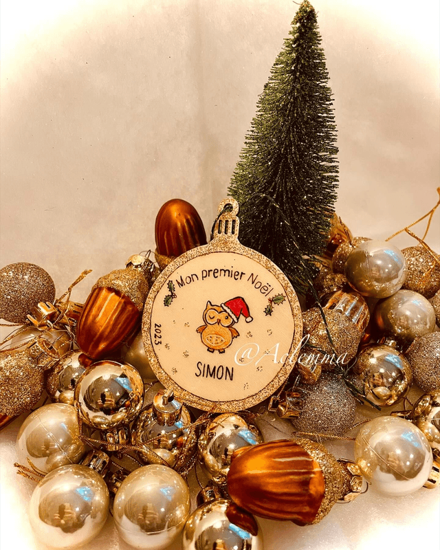 Boule de Noël "Mon premier Noël"