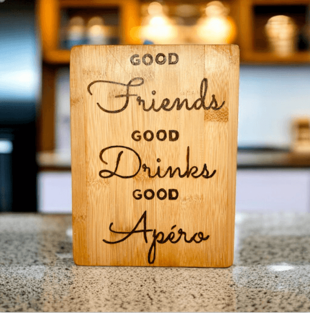 Planche à découper apéro